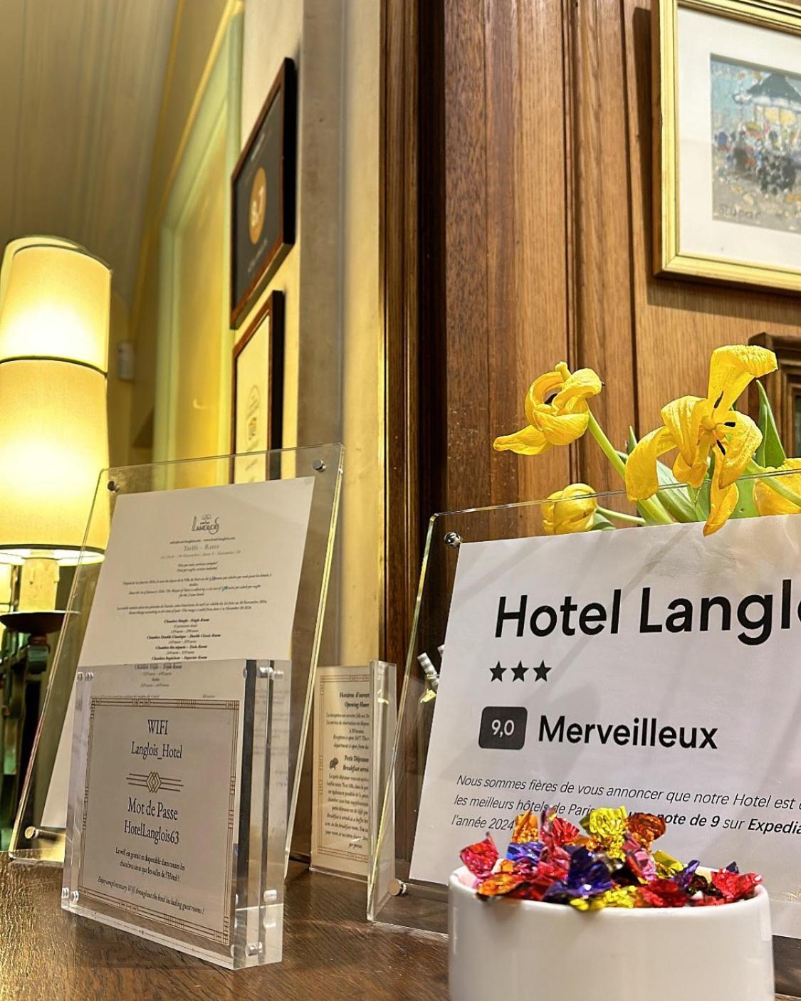 Hotel Langlois París Exterior foto